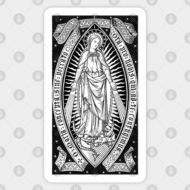 Immaculate Conception Missal Setting Sticker by DeoGratias